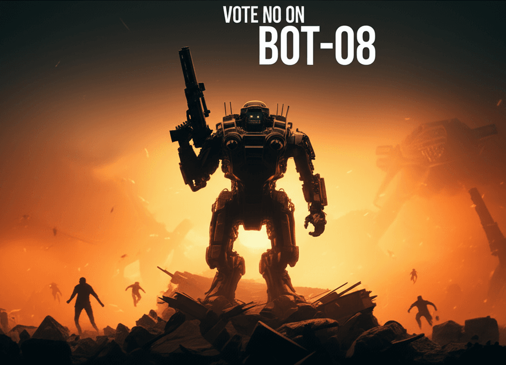 Cover Image for Vote No on BOT-08: We Must Not Fund the Weaponization of Humanoid Robotics