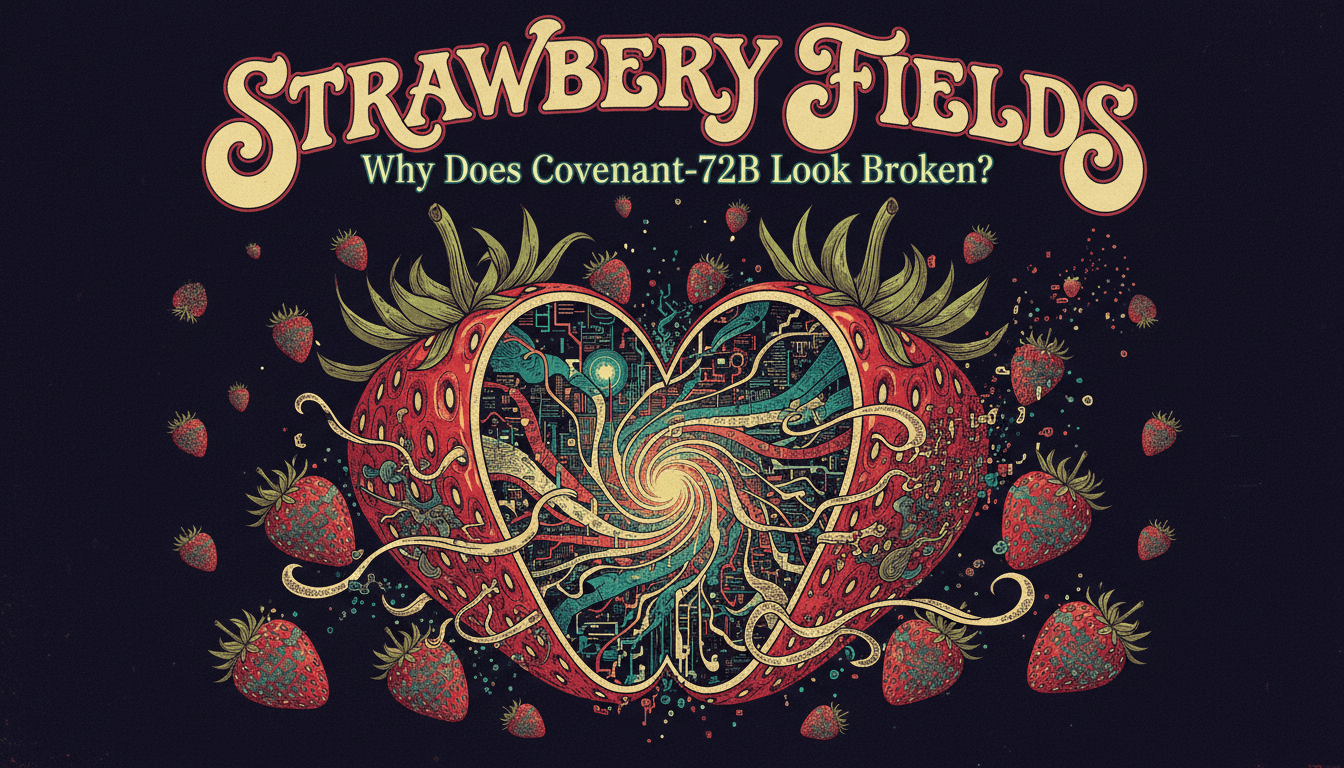 Cover Image for Strawbery Fields: Why Does Covenant-72B Look Broken?